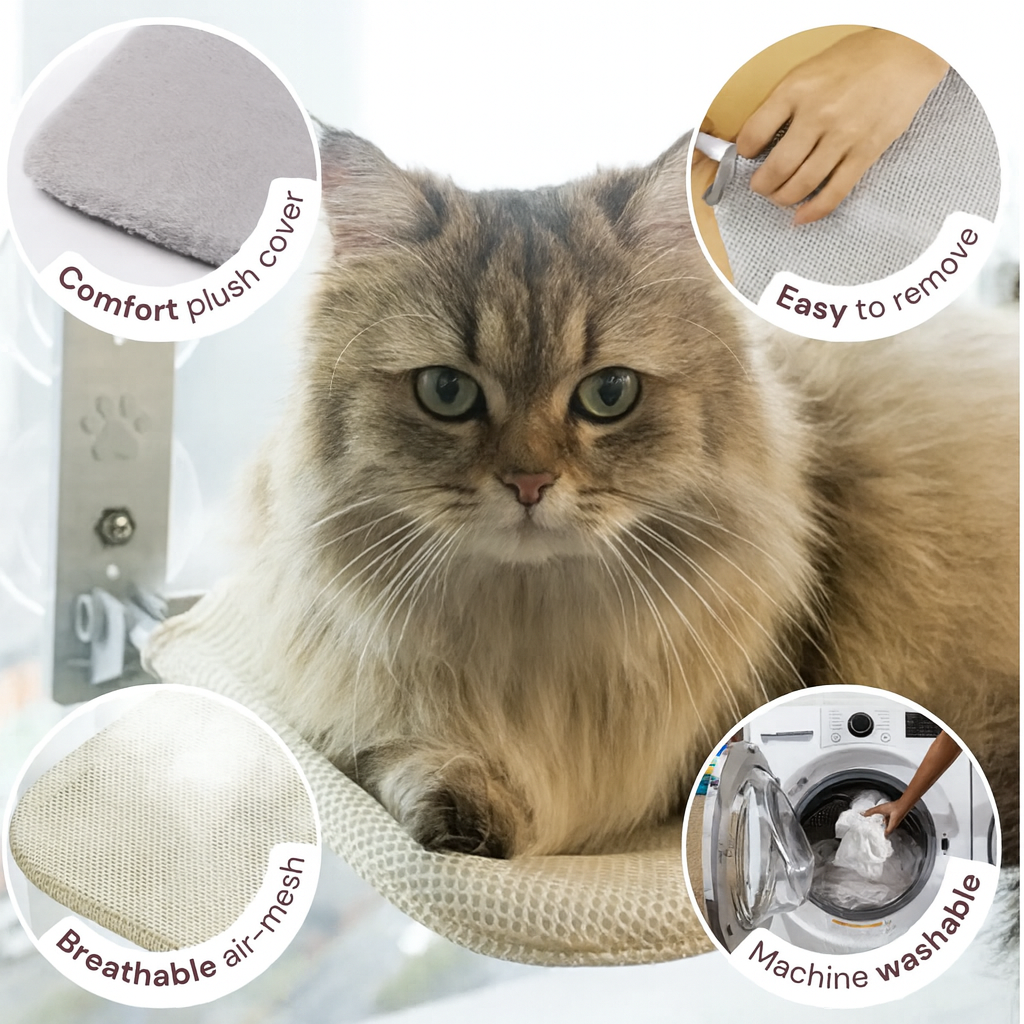 Catify Home Hammock – The Window Bed Every Cat Deserves